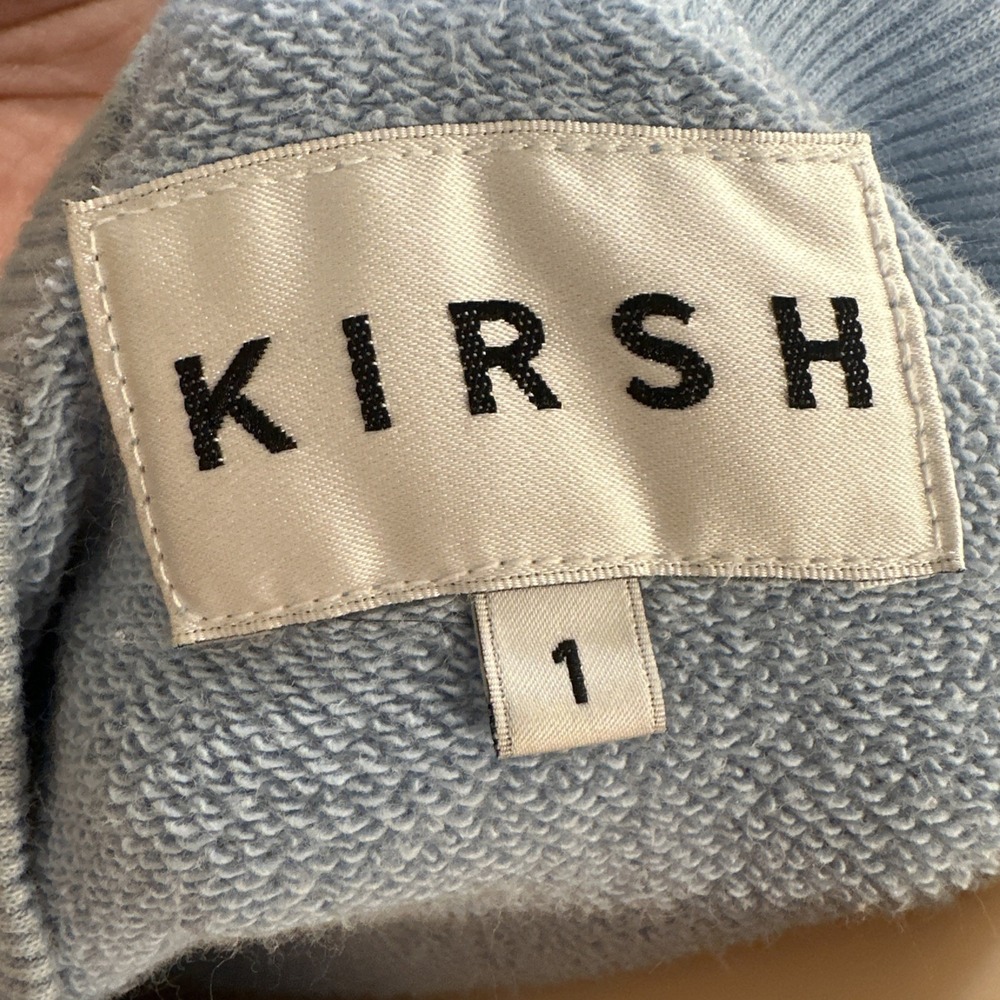 Kirsh Big Cherry Sweatshirt, Lt Blue, Women's Size 1 - Picture 4 of 9